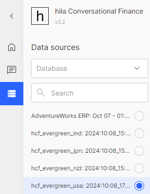 Select data source