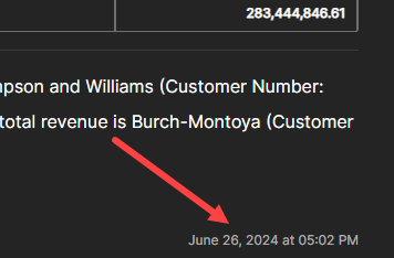 Timestamps