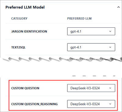 Set preferred model
