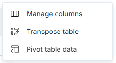 Answer settings menu