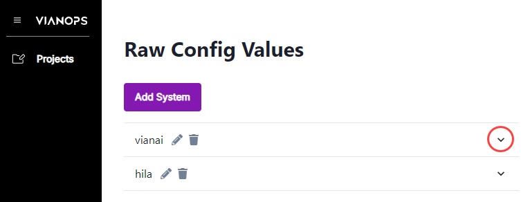 Raw Config Values