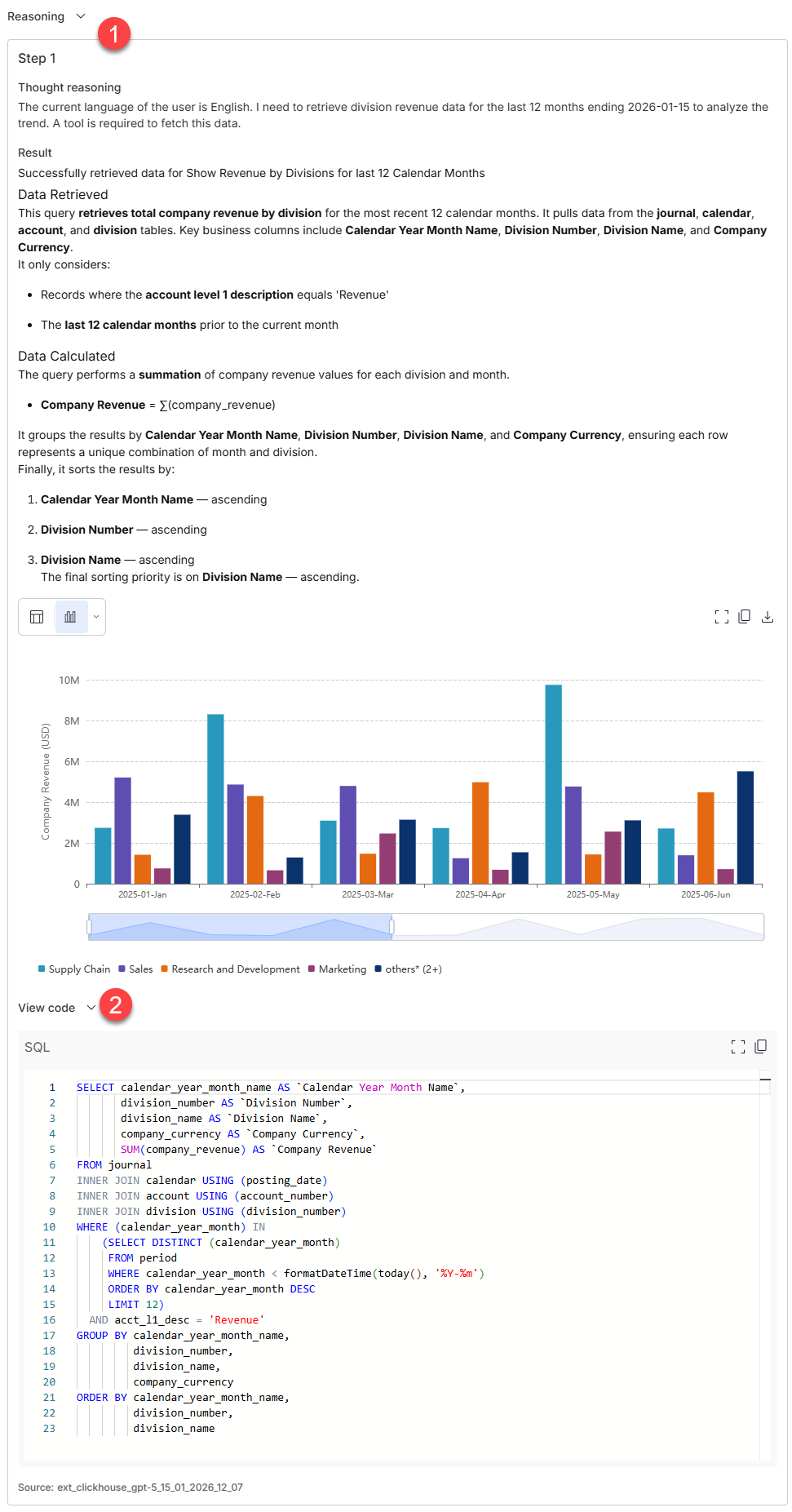 deep analysis details and debug